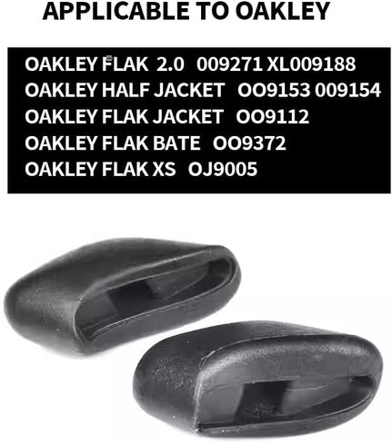 وسادات أنف بديلة سوداء لنظارة Oakley Flak 2.0/ XL/Oakley Half Jacket/Flak Jacket/Flak BATE/Flak XS OO9271 009188 009153 009154 OO9112 OO9372 OJ9005 مكبرة in Kuwait