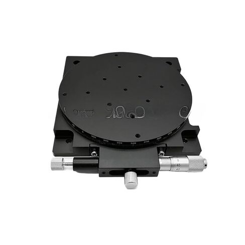 R-محور 125 مللي متر دليل 360 درجة الدورية الشريحة ميكرومتر الدقة النزوح زاوية تعديل منصة RS125-L in Kuwait