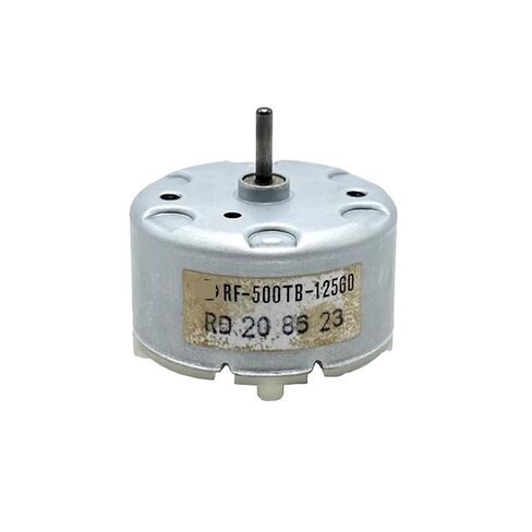 RF-500TB-12560 محرك كهربائي صغير 500 32 مللي متر محرك المغزل المستدير تيار مستمر 5 فولت 6 فولت 9 فولت 12 فولت 5600 دورة في الدقيقة محرك فرشاة معدنية 1 قطعة in Kuwait