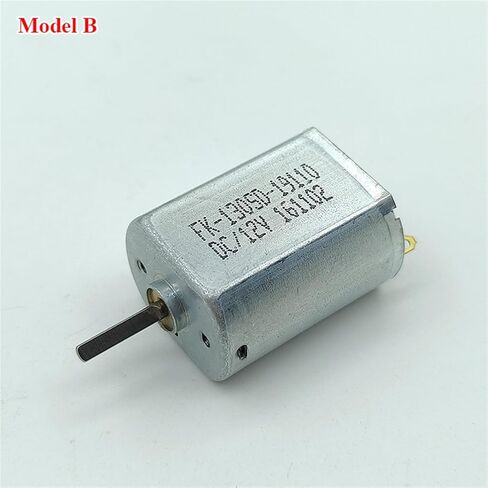 Mini FK-130SH-18150 FK-130SD-19110 D رمح 130 محرك تيار مستمر 6 فولت 9 فولت 12 فولت فرشاة كربون عالية السرعة 20 مللي متر محرك كهربائي 1 قطعة (نموذج A 130-18150) in Saudi Arabia