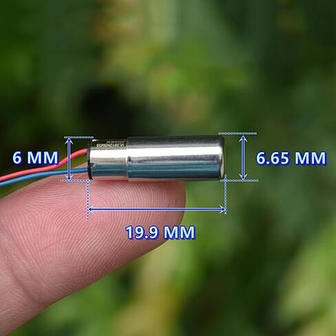 612 Mini 6 مللي متر Coreless الاهتزاز موتور تيار مستمر 3 فولت مايكرو المدمج في تهتز محرك هزاز لتقوم بها بنفسك 1 قطعة in Kuwait