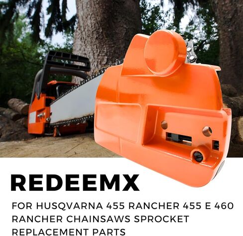 455E 460 سلسلة غطاء القابض سلسلة الفرامل الجمعية متوافق مع Husqvarna 455 Rancher 460 461 جزء منشار الغاز 537286301 in Kuwait