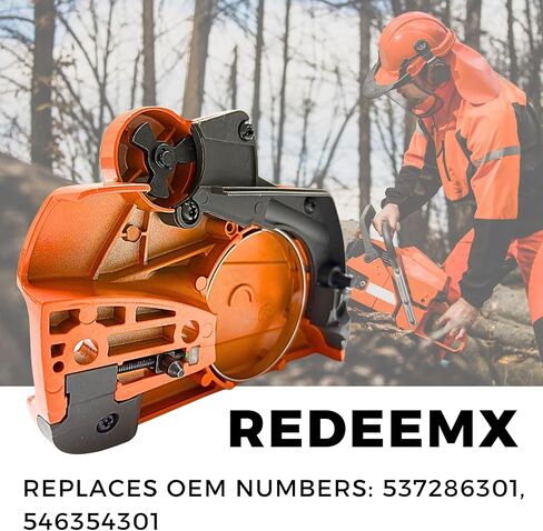 455E 460 سلسلة غطاء القابض سلسلة الفرامل الجمعية متوافق مع Husqvarna 455 Rancher 460 461 جزء منشار الغاز 537286301 in Kuwait