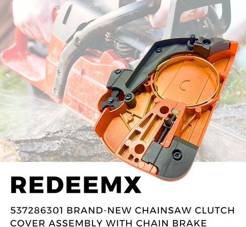 455E 460 سلسلة غطاء القابض سلسلة الفرامل الجمعية متوافق مع Husqvarna 455 Rancher 460 461 جزء منشار الغاز 537286301 in Kuwait