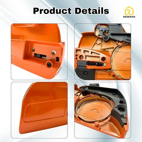 455E 460 سلسلة غطاء القابض سلسلة الفرامل الجمعية متوافق مع Husqvarna 455 Rancher 460 461 جزء منشار الغاز 537286301 in Kuwait