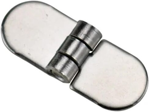 304 Stainless Steel Circular Non Perforated Door Hinge 1Pcs in Saudi Arabia