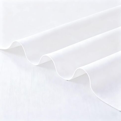 FOLINS&HOME White Table Runner 36 Inches Long - Decorative Waterproof 210GSM Runner Table Cloth, Washable & Reusable Table Runners for Dining, Wedding, Party, Kitchen & Everyday Decor, 12x36 Inch in Saudi Arabia