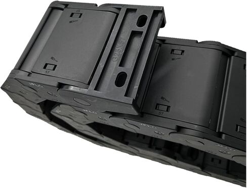 1 Meter 25x57mm Wire Carrier Cable Holder Drag Chain Router Closed On Both Sides with End Joints Transmission Parts(R150) in Saudi Arabia