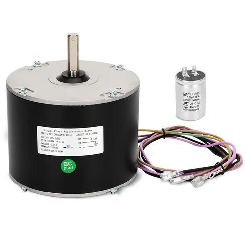 محرك مروحة مكثف MOT18688، 1/8 HP 208/230V 825 دورة في الدقيقة، بديل لترين، استبدل MOT18688 MOT12215 MOT12004 MOT10514 in Kuwait