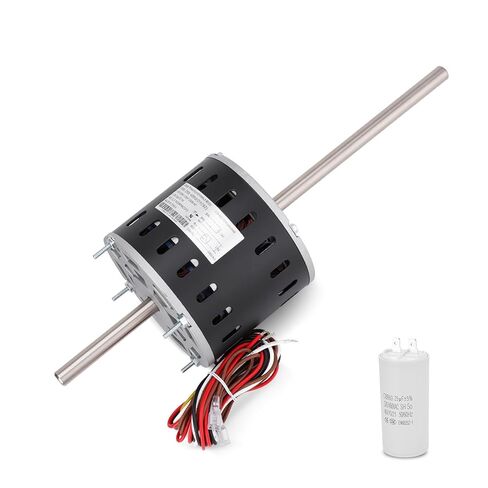 محرك مكيف الهواء RV AC متوافق مع محرك مروحة مكثف Coleman Mach RV، 1/3HP، 115V، 1675/1080RPM، سرعتان، يتضمن مكثفات، يستبدل # Fasco D1092، 1468-306، 7855MVA-A11U، Y6L457D01L in Kuwait