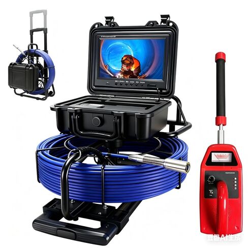 كاميرا المجاري 100 قدم/30 مترًا ، 7''LCD كاميرا فحص المجاري مع DVR ، 1000TVL عدسة ، بطارية 6000 مللي أمبير في الساعة ، ثعبان السباكة مقاوم للماء IP68 مع 12 مصابيح LED قابلة للتعديل ، بطاقة 16 جيجابايت لفحص الأنابيب in Kuwait