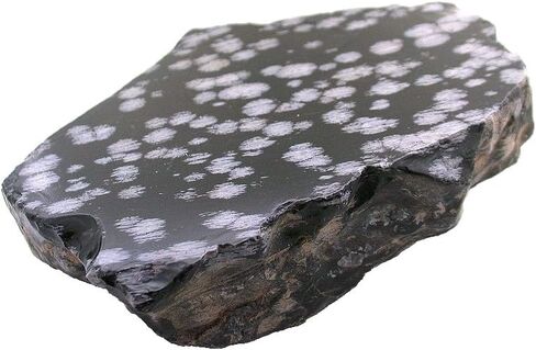 1008 Gram Snowflake Obsidian Cab Cabochon Slab Gemstone Gem Rough SOS3/82725 in Saudi Arabia