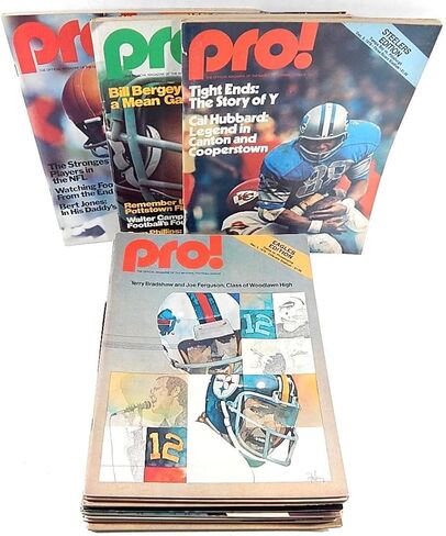 الكثير من (11) برامج كرة القدم المتنوعة لعام 1976 NFL Cowboys Steelers Eagles - برامج NFL in Saudi Arabia
