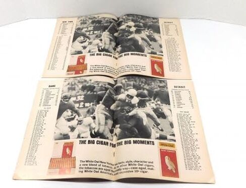 Lot of (5) Different 1964 Detroit Lions NFL Football Programs - NFL Programs in Saudi Arabia