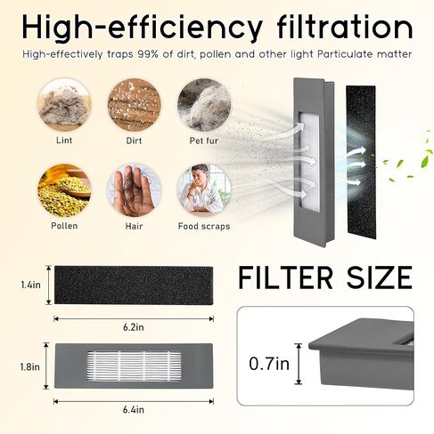 قطع غيار T8 N8 لـ ECOVACS Deebot Ozmo T8 Aivi T8+ T8 AIVI+ N8 Pro N7/N8 Pro+ 920/950 أجزاء ملحقات المكنسة الكهربائية الروبوتية، أكياس الغبار، الفرشاة الرئيسية، مرشح الفرشاة الجانبية، بديل لـ Yeedi Vac in Kuwait