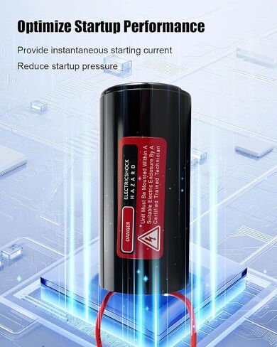Hard Start Capacitor Kit Fit for 1/2-3.5-4-5 Tons AC Conditioner Compressor HVAC Hard Start Capacitor Replace CSRU2 CSR-U2 in Saudi Arabia