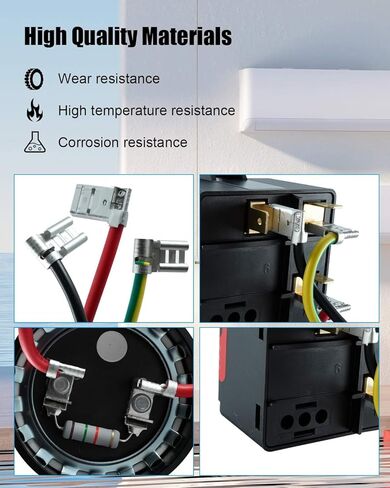 Hard Start Capacitor Kit Fit for 1/2-3.5-4-5 Tons AC Conditioner Compressor HVAC Hard Start Capacitor Replace CSRU2 CSR-U2 in Saudi Arabia