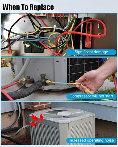 Hard Start Capacitor Kit Fit for 1/2-3.5-4-5 Tons AC Conditioner Compressor HVAC Hard Start Capacitor Replace CSRU2 CSR-U2 in Saudi Arabia