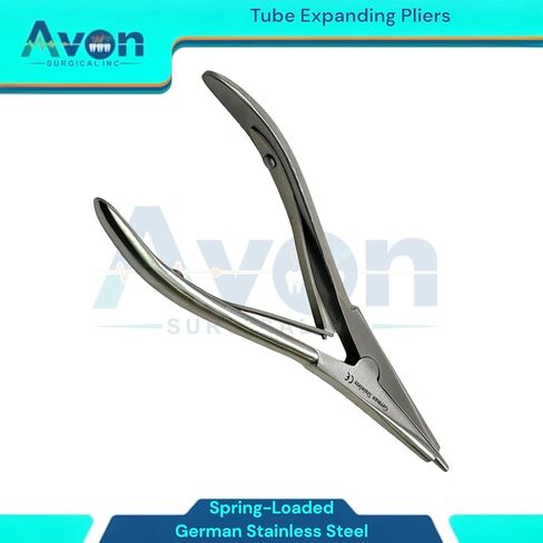 Hearing-Aid Tube Expander Plier Tool, Stainless Steel Hearing Aid Tubing Expander Earmold Tube Expander Tubing Widening Earmould Tubes for Hearing Dispenser - German Stainless Steel (1 Piece) in Saudi Arabia