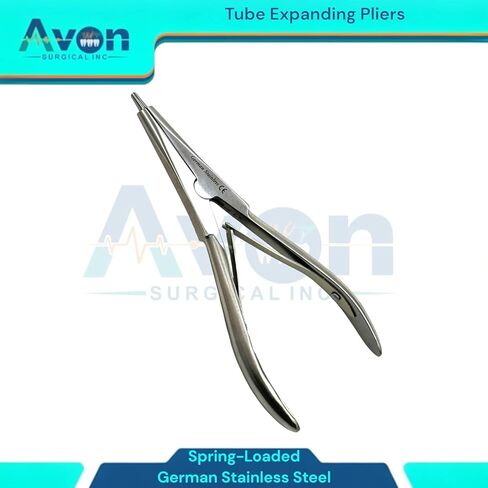 Hearing-Aid Tube Expander Plier Tool, Stainless Steel Hearing Aid Tubing Expander Earmold Tube Expander Tubing Widening Earmould Tubes for Hearing Dispenser - German Stainless Steel (1 Piece) in Saudi Arabia