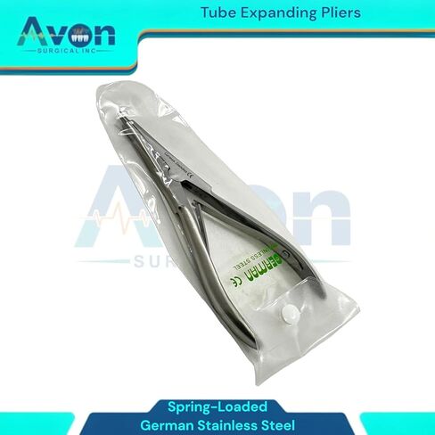 Hearing-Aid Tube Expander Plier Tool, Stainless Steel Hearing Aid Tubing Expander Earmold Tube Expander Tubing Widening Earmould Tubes for Hearing Dispenser - German Stainless Steel (1 Piece) in Saudi Arabia