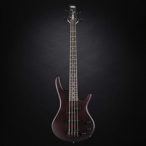 Ibanez GSRM20 GIO Series MiKro Short Scale Electric Bass Guitar-Walnut Flat Finish, Right, 3/4 (GSRM20B-WNF) in Saudi Arabia