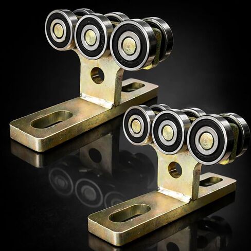 6 Wheel T Type Trolley Assembly Electric Hoist Easy Installation Roller Trolley Silent for use with 1-5/8" Wide and All 1-5/8" or Taller Strut Channel-1PACK in Kuwait