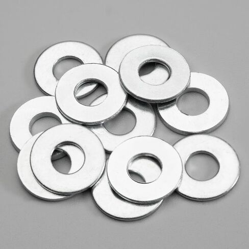 #10 SAE Flat WASHERS Low Carbon ZINC CR+3, 12 pcs, P42001 in Saudi Arabia