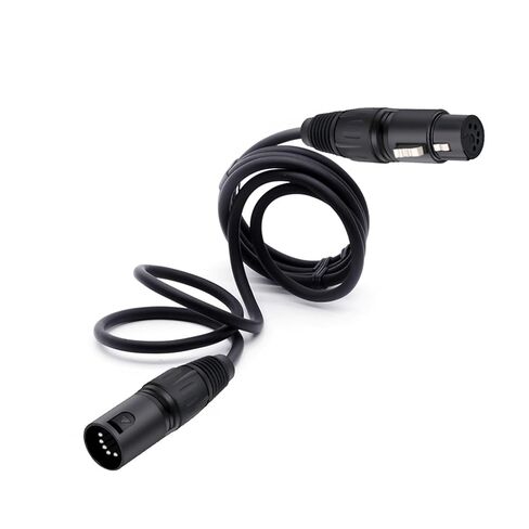 XLR Cable 5 Pin Male to 5 Pin Female M/F OFC Audio Cable Foil+Braided Shielded for Microphone Mixer Amplifier XLR Extension Cord 1Pcs(Black,3m) in Saudi Arabia