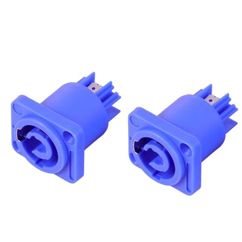 12Pcs/lot 3 Pin Powerconnector Female Jack Panel Mount NAC3MPA NAC3MPB AC Power Chassis for Stage Light LED Connector 20A/250V(12xE1004F) in Saudi Arabia