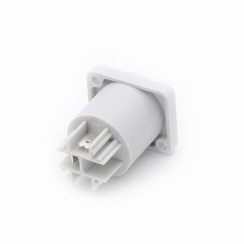 12Pcs/lot 3 Pin Powerconnector Female Jack Panel Mount NAC3MPA NAC3MPB AC Power Chassis for Stage Light LED Connector 20A/250V(12xE1004F) in Saudi Arabia