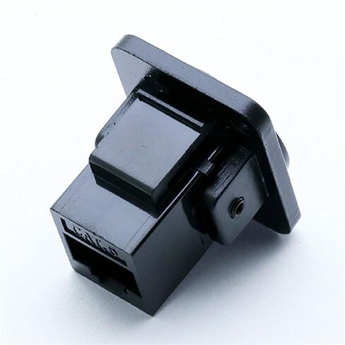 10 قطعة/الوحدة 8P8C RJ45 CAT6 لوحة مقابس جبل أنثى مهايئ الرافعة شبكة إيثرنت وحدات التوصيل تمديد واجهة موصل in Kuwait