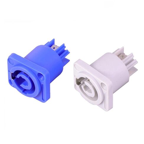 12Pcs/lot 3 Pin Powerconnector Female Jack Panel Mount NAC3MPA NAC3MPB AC Power Chassis for Stage Light LED Connector 20A/250V(12xE1004F) in Saudi Arabia