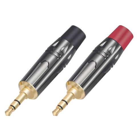 2 قطعة 3.5 مللي متر جاك سماعات التوصيل موصلات أسلاك الذكور أحادية 3 القطب محول صوت لإصلاح مضخم ضوت سماعات الأذن (TC194) in Kuwait
