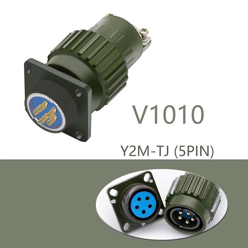 Y2M TJ/TK Green Aviation 21mm Y21M Fast Buckle Aviation Cable Connector Plug Male & Female 1Pcs(Y2M-TJ-5PIN) in Saudi Arabia