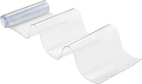 ستارة باب ناعمة شفافة من مادة PVC - شرائط تجميد بلاستيكية عازلة - غطاء باب شفاف من مادة PVC للاستخدام المنزلي والتجاري (W195xH200cm/76.77x78.74in) in Kuwait