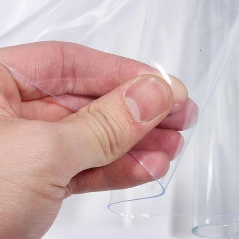 طقم ستائر من شريط PVC الشفاف للمبرد والفريزر، شرائط باب من الفينيل مقاس 1.62 × 2.4 متر، ستارة شفافة متينة، سهلة التركيب، مثالية للتحكم في درجة الحرارة in Saudi Arabia