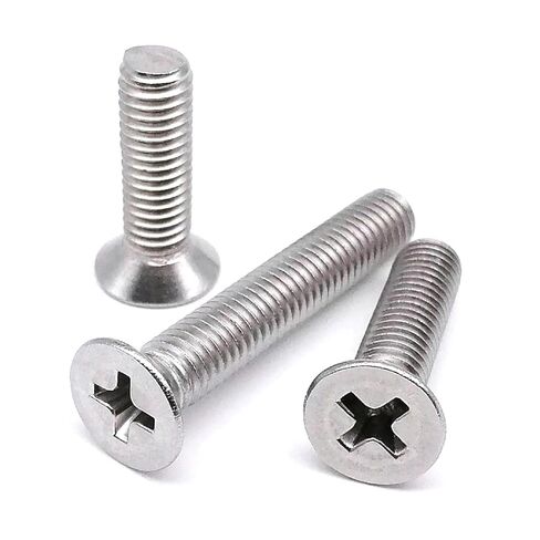 Screws,Stainless Steel Screws, M1-M8 Stainless Steel Cross Countersunk Head Screw Bolt in Kuwait