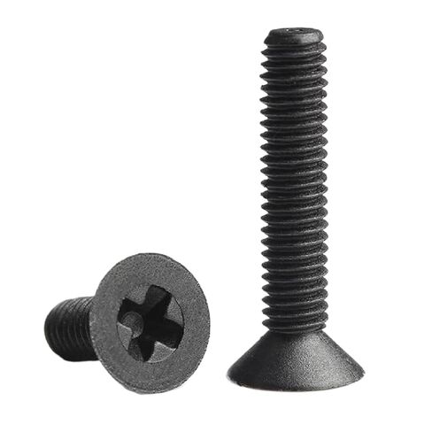 Screws,Stainless Steel Screws, 10pcs Black/White Nylon Countersunk Head Screws Plastic Bolts in Kuwait