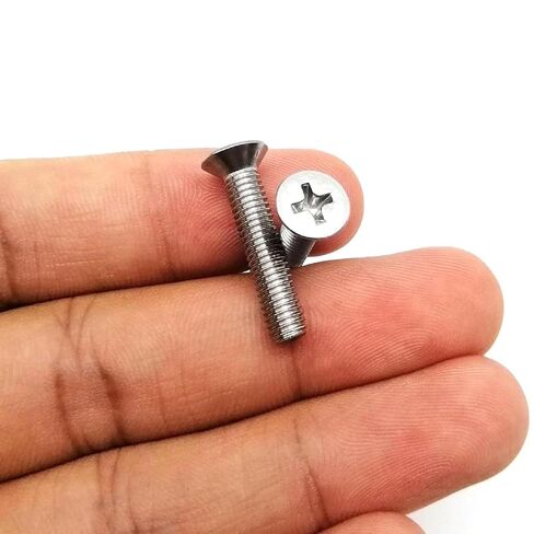 Screws,Stainless Steel Screws, M1-M4 Black 304 Stainless Steel Countersunk Head Screw Bolt10Pcs in Kuwait