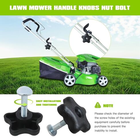 92-2260 & 106-4161 Knobs with Screws Fit for Toro Lawn Mower Replacement Handle Part, Replaces Part # 107-3844, 2-Pack by YTXXDEUS in Saudi Arabia