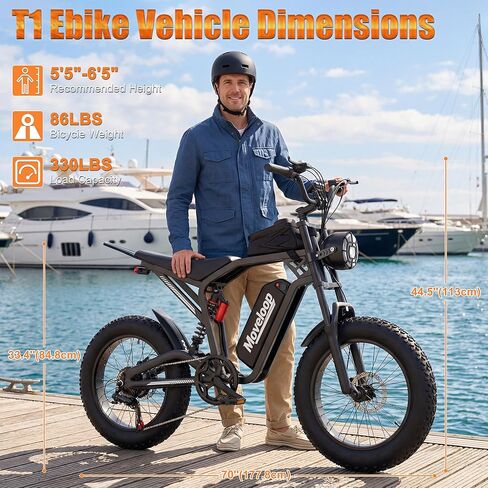 Electric Bike for Adults with NFC Unlock, 1500/3000W Peak, 31/35MPH, 48V 15.6/20Ah E-Bike, Max 80 Miles Electric Motorcycle, 20"/17" Fat Tire Electric Dirt Bike, UL 2849 in Saudi Arabia