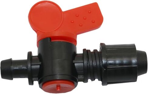 5 Pcs with Fixed Valve Nut Barbed Valve Garden Tools Drip Irrigation System Water Flow Control Garden Hose Connector Water Valve in Kuwait