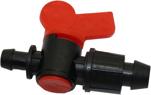 5 Pcs with Fixed Valve Nut Barbed Valve Garden Tools Drip Irrigation System Water Flow Control Garden Hose Connector Water Valve in Kuwait