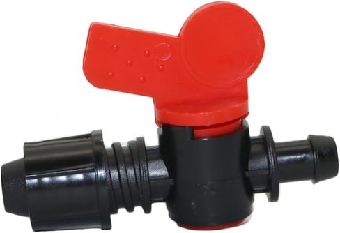 5 Pcs with Fixed Valve Nut Barbed Valve Garden Tools Drip Irrigation System Water Flow Control Garden Hose Connector Water Valve in Kuwait