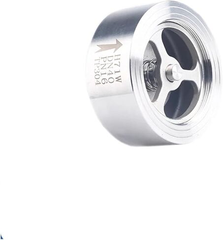 1PCS 1/2" 3/4" 1" 2" 304 Stainless Steel Wafer Check Valve H71W-16P DN15/DN20/DN25/DN32/DN40/DN50 Lifting Type(4") in Kuwait