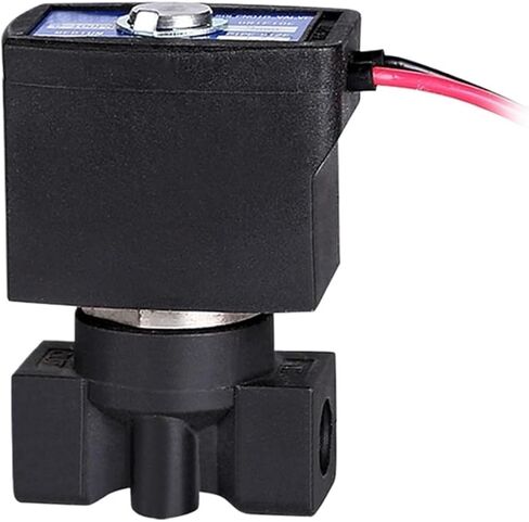 1PCS SMLC Plastic Water Dispenser mini Solenoid Valve 2-Way 1/8 1/4 12mm 24V 12V DC Flow Control Machine Water Purifier(SMLC3 DC12V) in Saudi Arabia