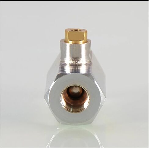 1PCS 1/8" 1/4" 3/8" 1/2" Threaded mini Brass Ball Valve Male to Female air Compressor Valve Water Gas Oil Shut-Off Valve(1/8",Female to Male_Blue Handle) in Kuwait