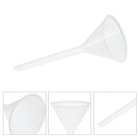 Ciieeo 12pcs Laboratory Plastic Funnels 75mm Pp Plastic Filling Funnels Triangle Filter for Scientific Experiments and Liquid Transfer in Saudi Arabia