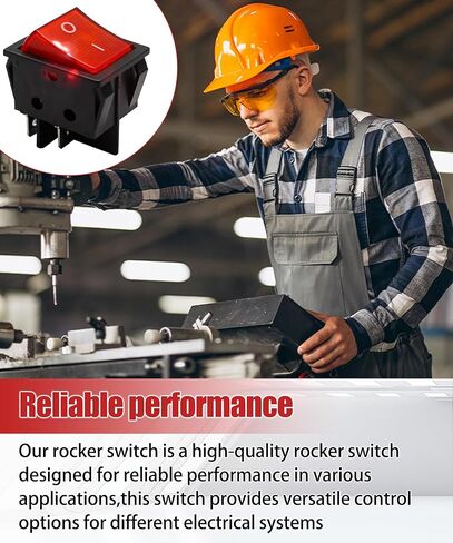 2Pcs RS606 Rocker Switch Fits for LECI,4pin 2position 16A 250V T105/55LECI in Kuwait